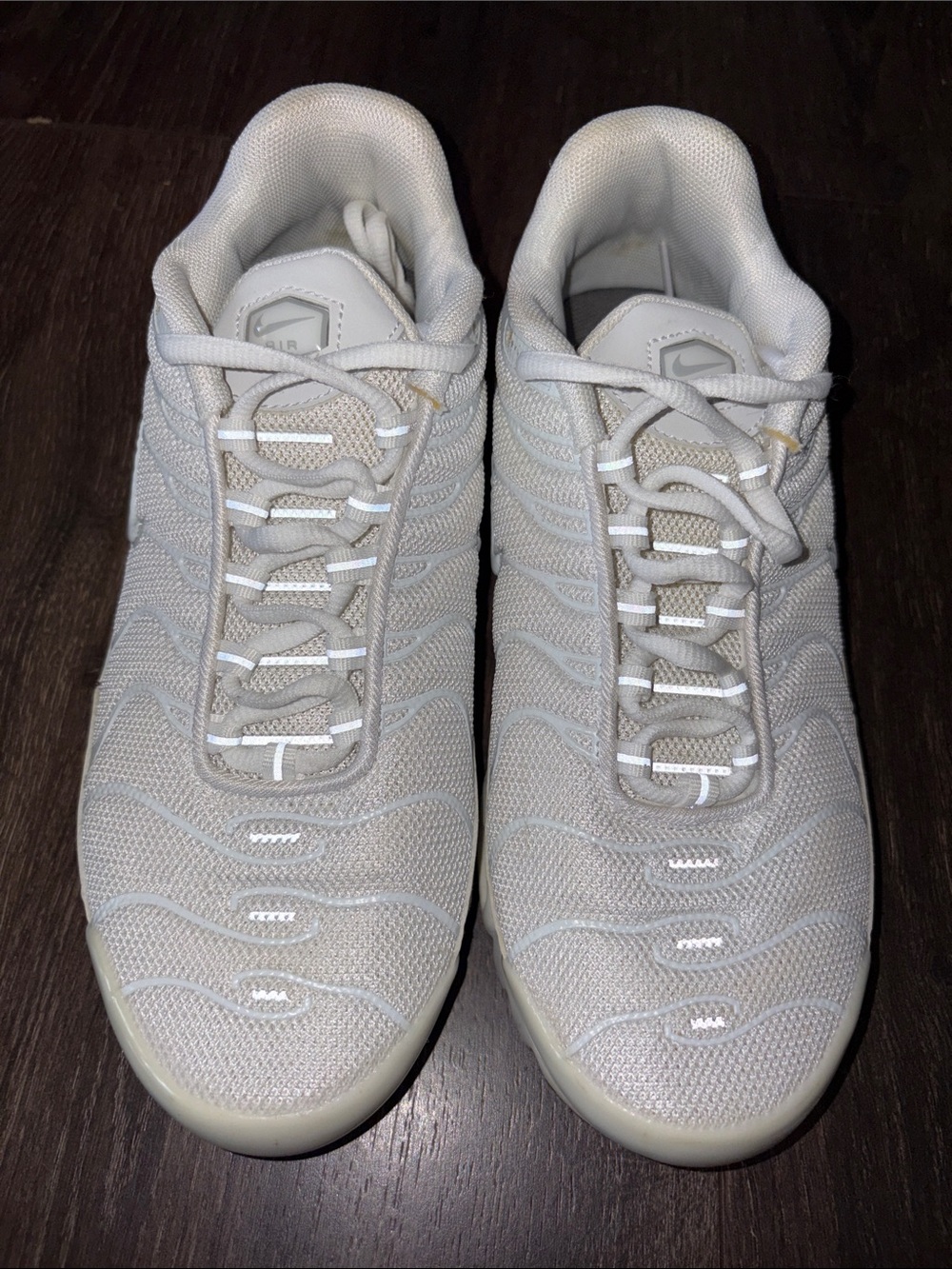 Nike Men’s Mesh Athletic Sneakers - Light Beige/Off-White